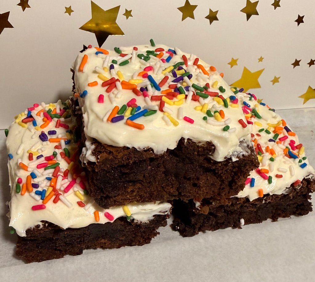 Confetti Cream Brownie