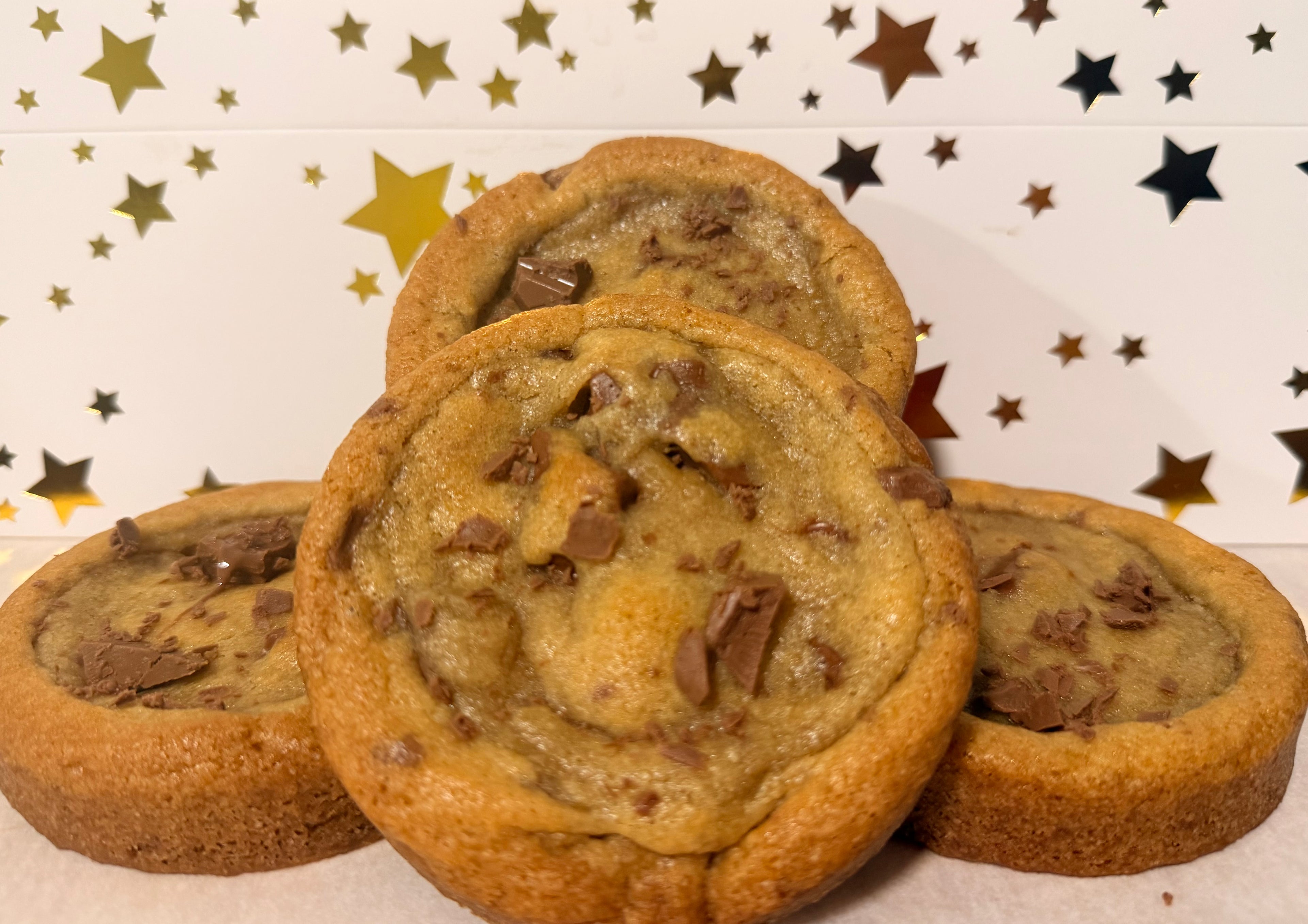 Thick chocolate chunk cookie